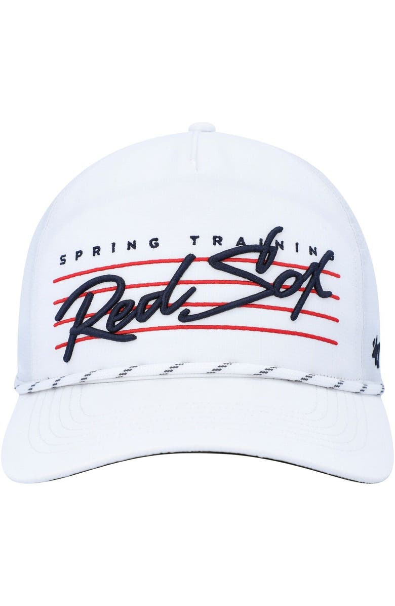 '47 Men's '47  White Boston Red Sox Downburst Hitch Snapback Hat, Alternate, color, 