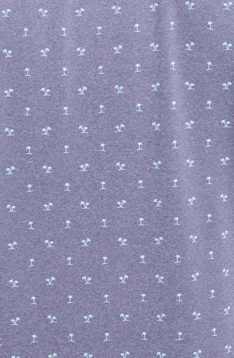 johnnie-O Taj Palm Tree Print Performance Polo, Alternate, color,