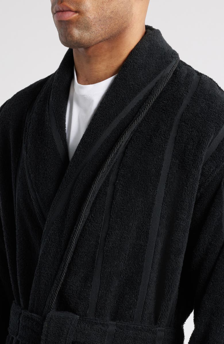 Majestic International Ultra Luxe Robe, Alternate, color, Black