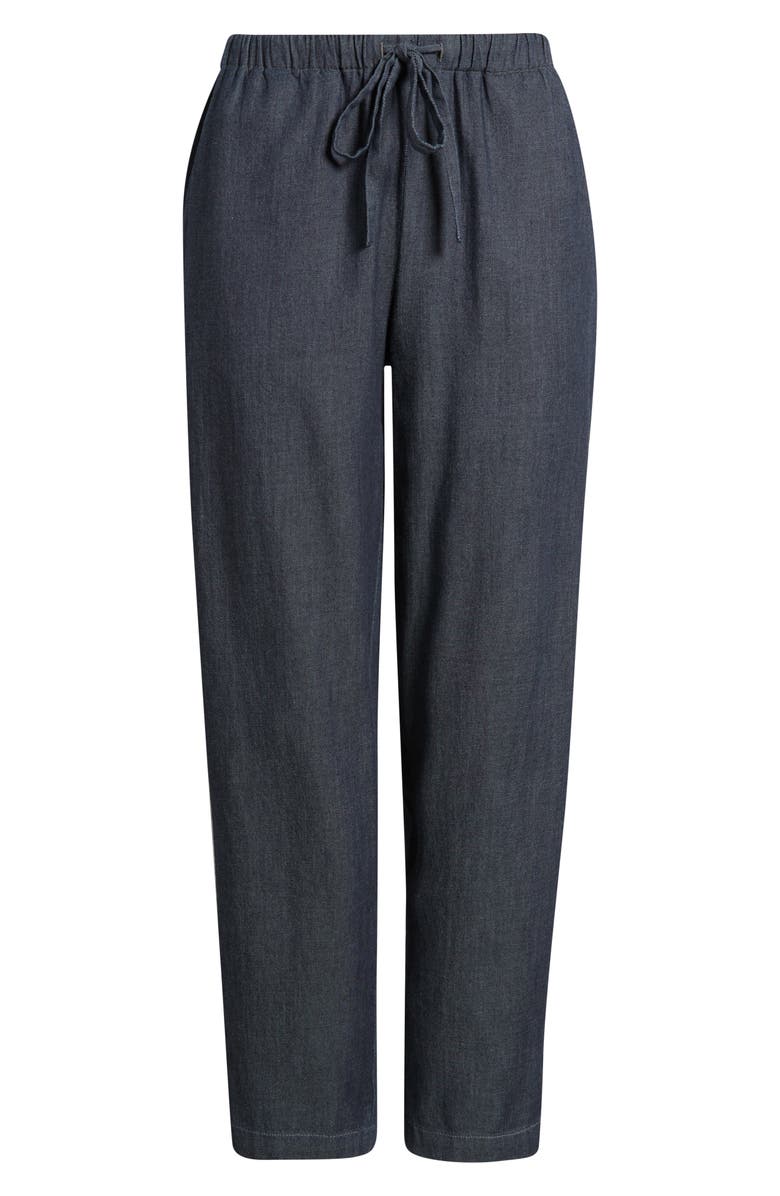Eileen Fisher Tapered Ankle Drawstring Pants, Alternate, color, Denim