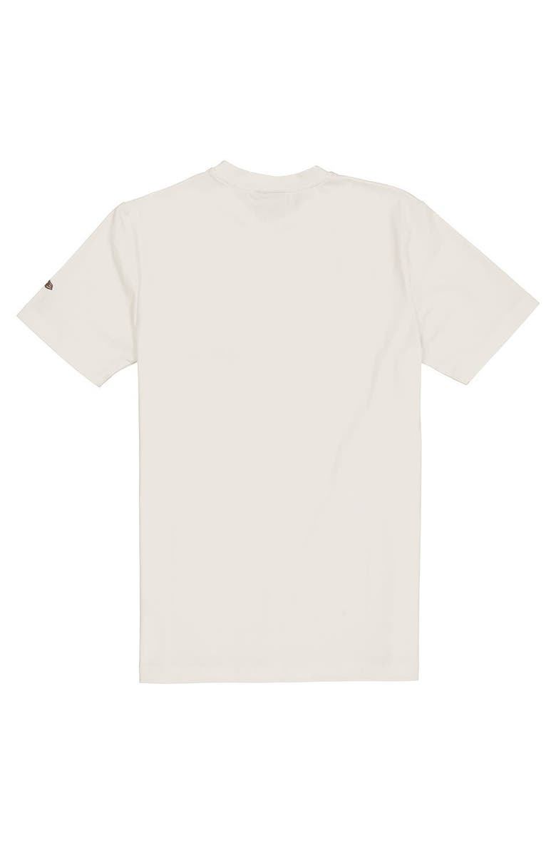 New Era Men's New Era Cream Golden State Warriors Oversized City Edition Remix Vintage T-Shirt, Alternate, color, Cream