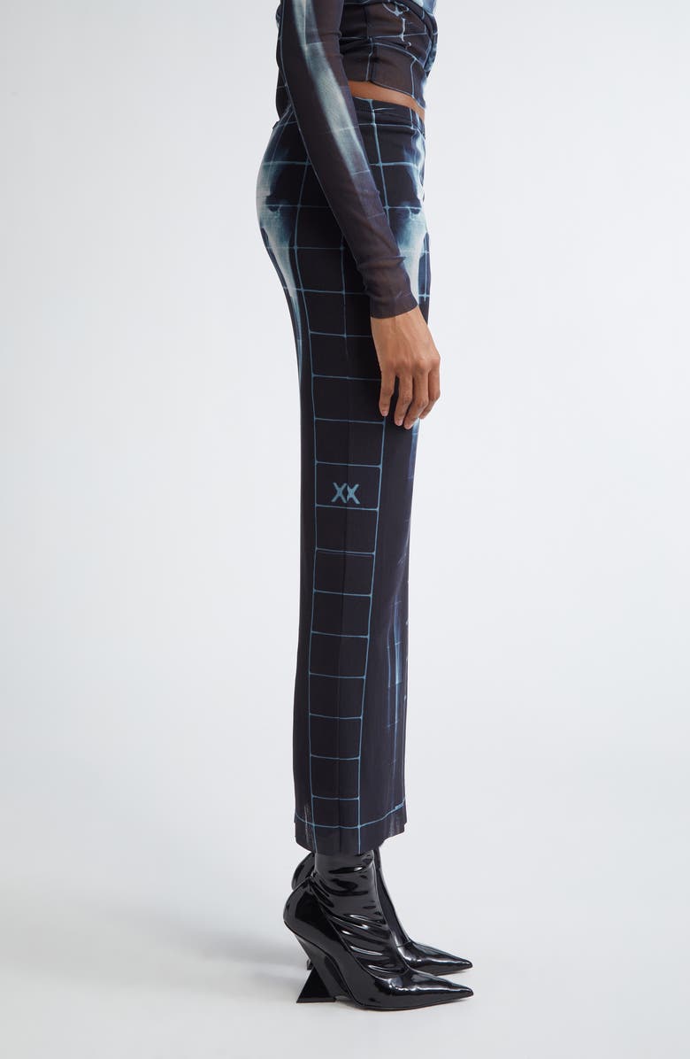 Jean Paul Gaultier Squeletor Print Mesh Skirt, Alternate, color, 