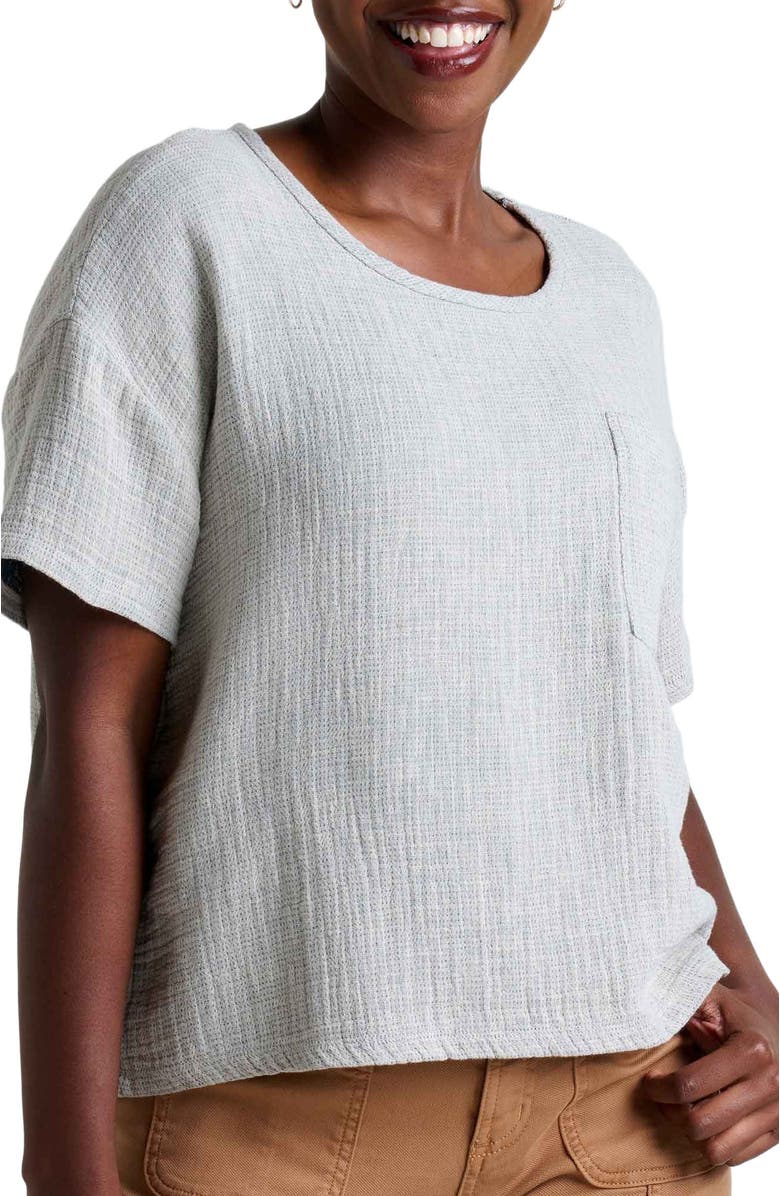 Toad & Co Tate Double Weave Short Sleeve Shirt, Alternate, color, 