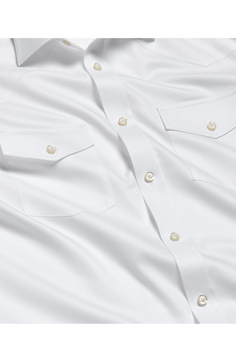 David Donahue Trim Fit Western Dress Shirt, Alternate, color,