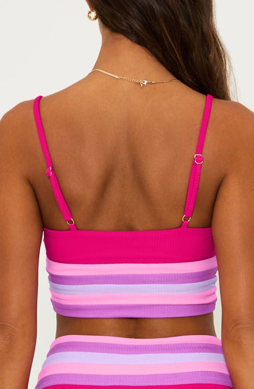 BEACH RIOT BEACH RIOT MILLIE COLORBLOCK HIGH WAIST BIKINI BOTTOMS
