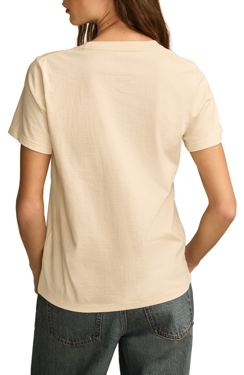 Lucky Brand Minnie Mouse Lucky Cotton Graphic T-Shirt, Alternate, color, 