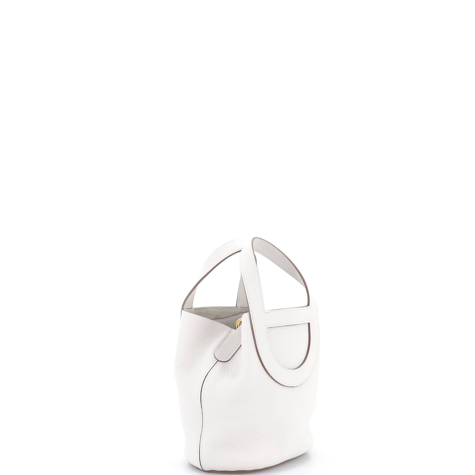 Pre-Owned Hermes In-The-Loop Bag Clemence with Swift 18, Alternate, color, Gris Pale