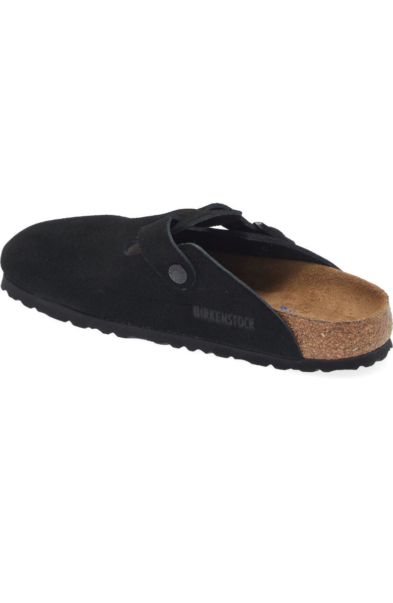 Birkenstock Boston Soft Footbed Clog, Alternate, color, Black