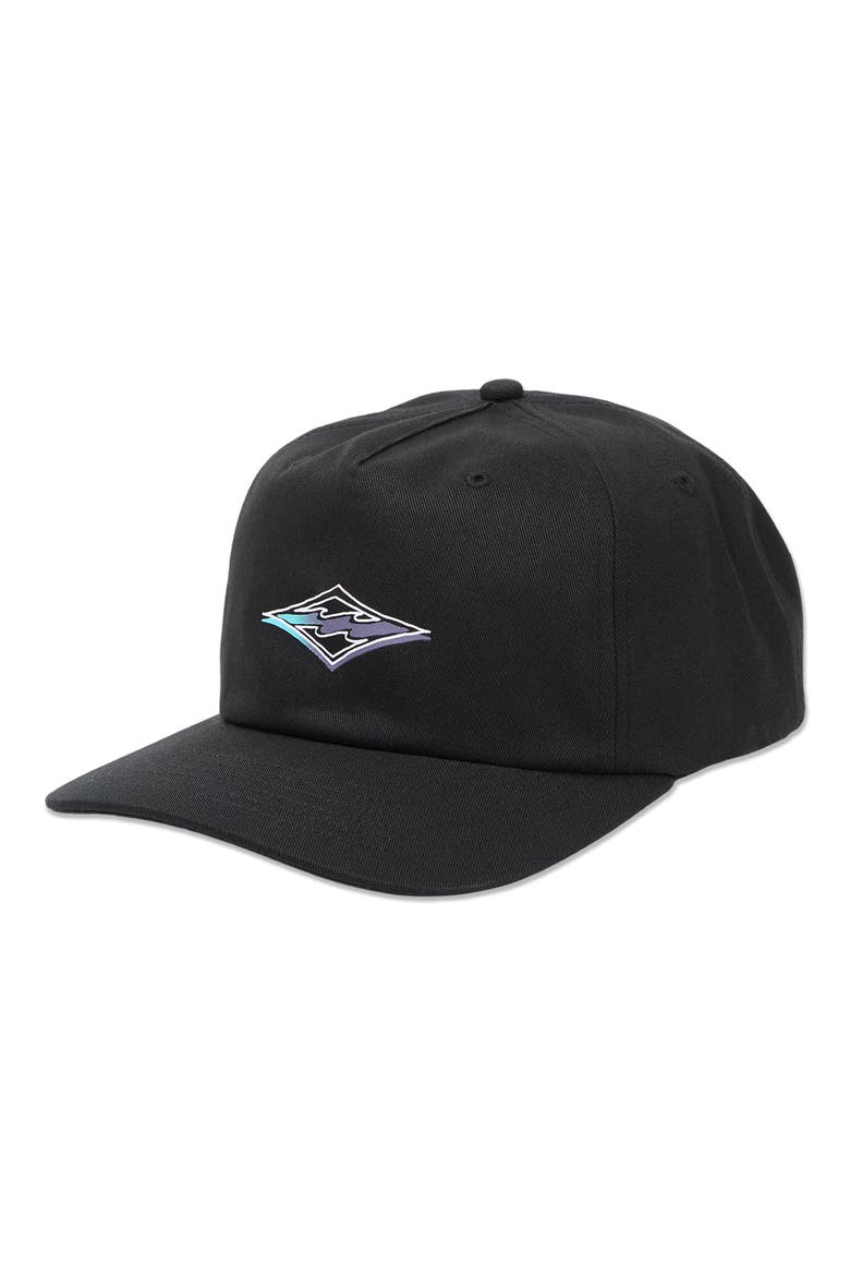 Crayonwave Snapback Baseball Cap, Main, color, BLACK