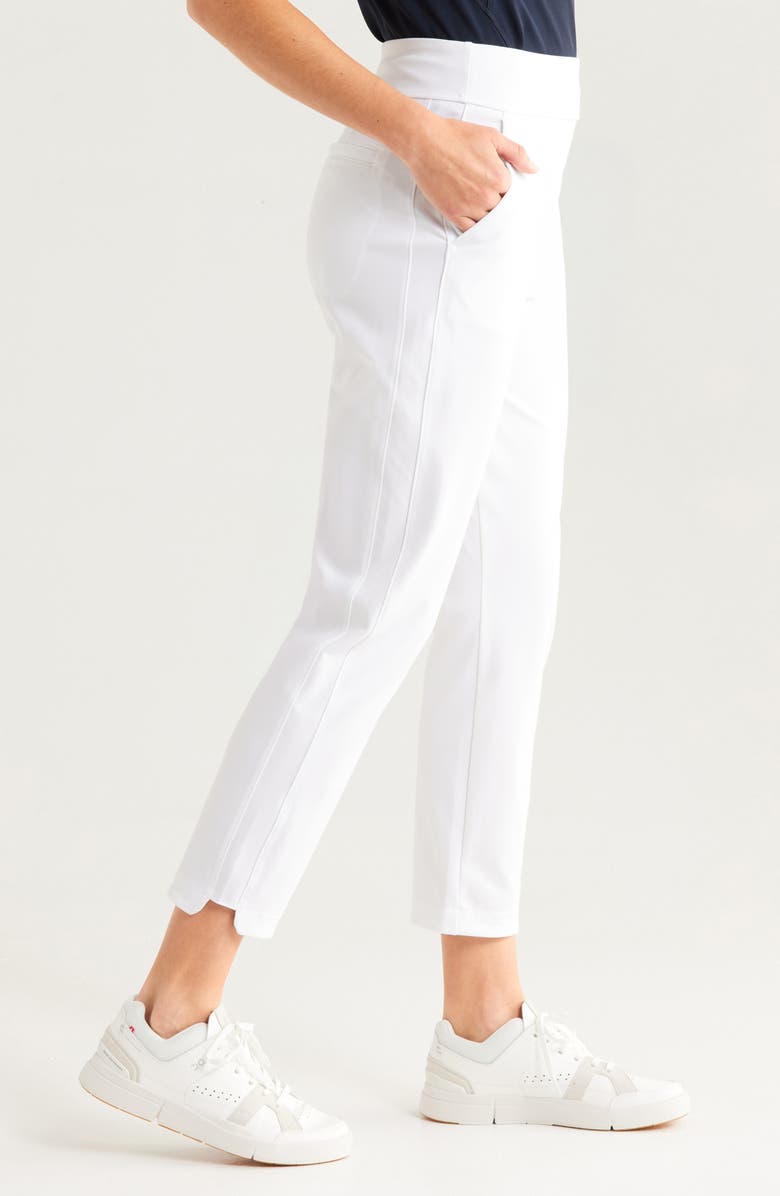 Zella Full Swing Ankle Pants, Alternate, color, White