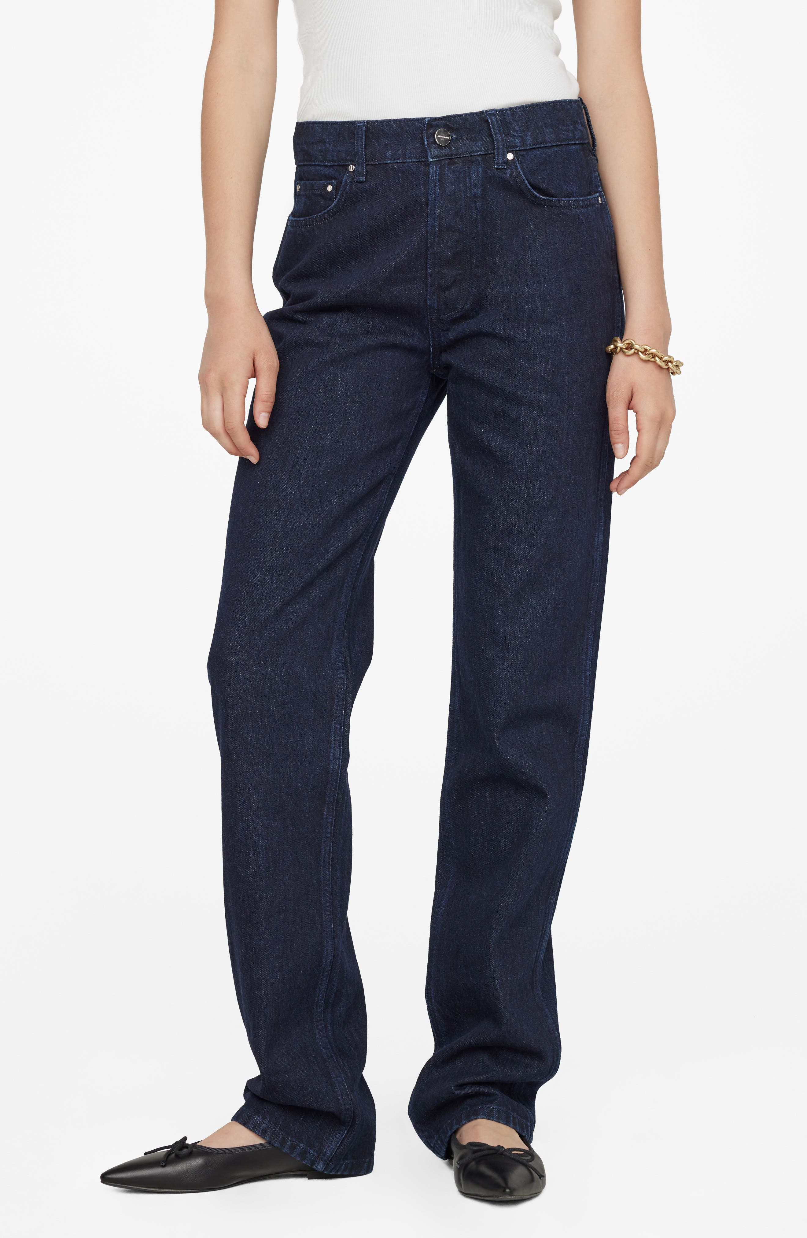 Bennet High Waist Straight Leg Jeans