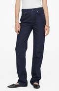 ANINE BING Bennet High Waist Straight Leg Jeans