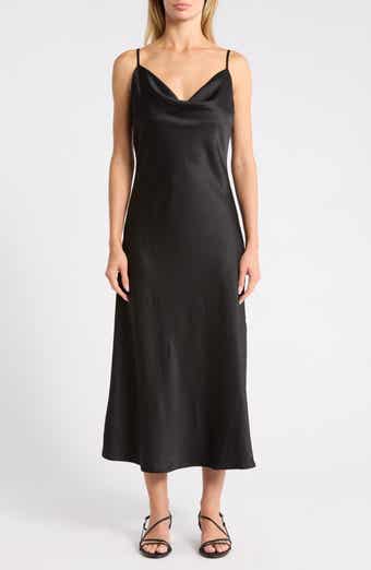Hammered Satin Slipdress