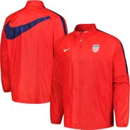 Nike Men's Nike Red USMNT 2023 Academy AWF Raglan Full-Zip Jacket