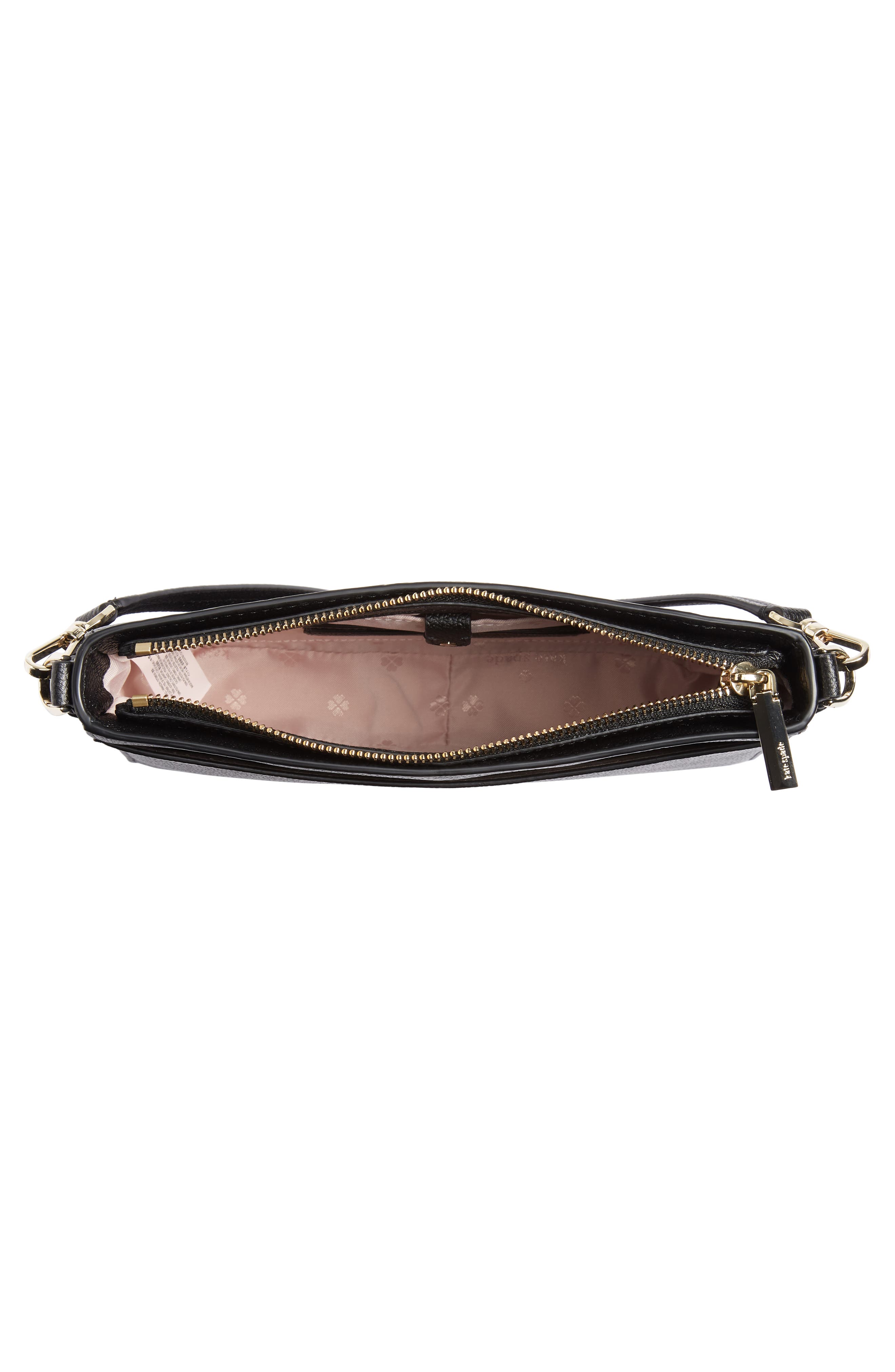 margaux medium convertible crossbody bag, Alternate, color, BLACK