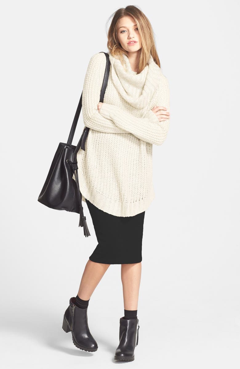 Leith Textured Tube Skirt, Alternate, color, 