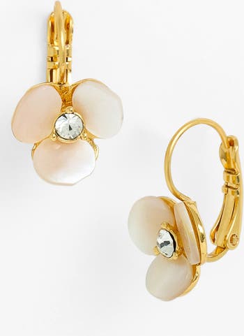 Kate spade disco pansy drop earrings on sale