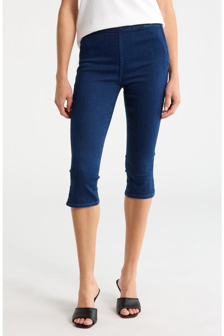 The Nothing Bunny Snip Pull-On Mid Rise Capri Jeans, Main, color, COLORING OUTSIDE THE LINES