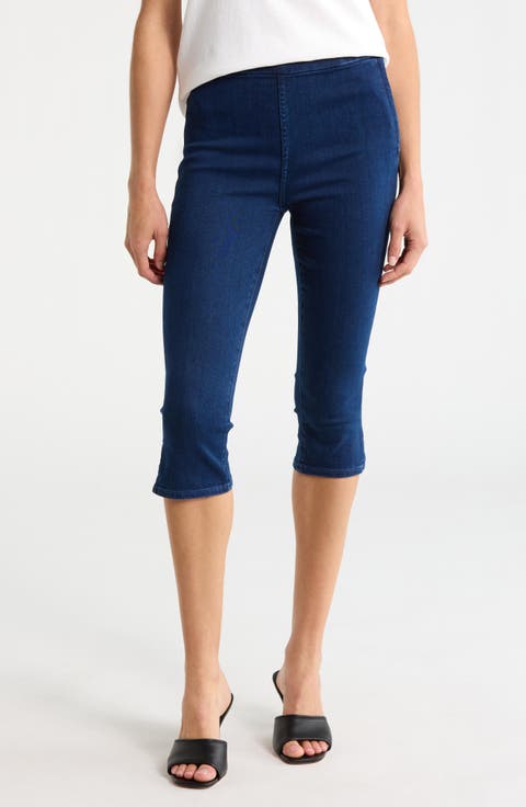 The Nothing Bunny Snip Pull-On Mid Rise Capri Jeans (Coloring Outside the Lines)