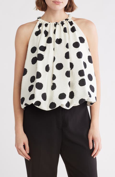 Abstract Dot Bubble Top