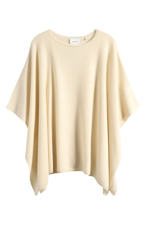 Vince Boat Neck Silk & Cashmere Poncho