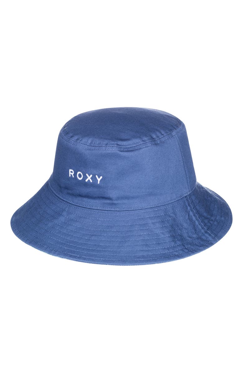 Roxy Aloha Sunshine Reversible Cotton Bucket Hat, Alternate, color, 