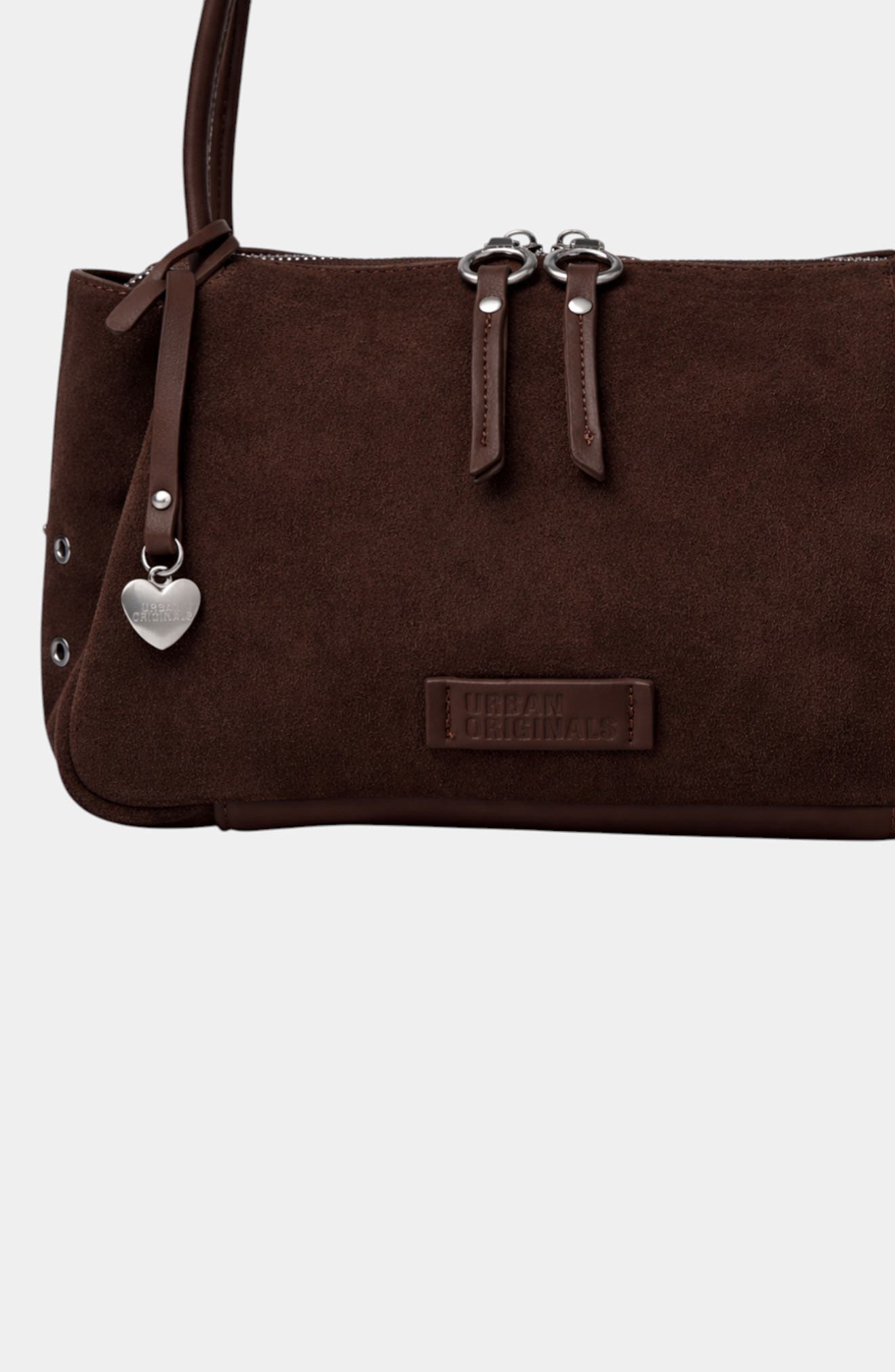 Urban Originals Please Stay Shoulder Bag, Alternate, color, Chocolate