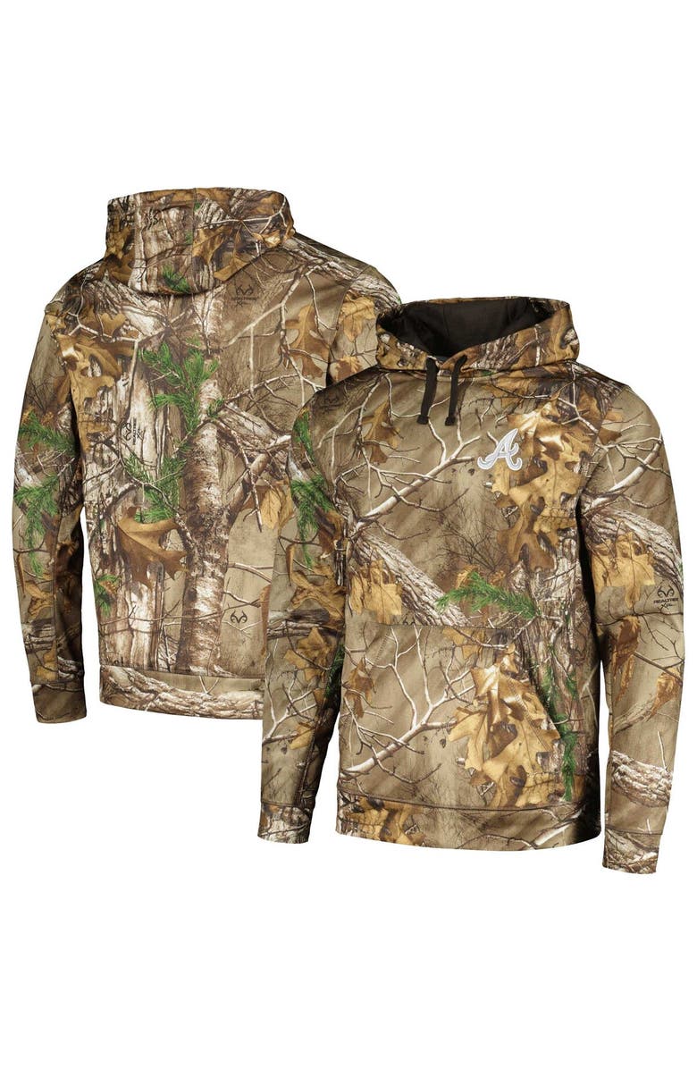 DUNBROOKE Men's Dunbrooke Camo Atlanta Braves Champion Realtree Pullover Hoodie, Main, color, 