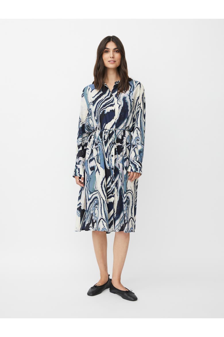 MaNeile Long Sleeve Waist Belt Dress, Main, color, WISTERIA