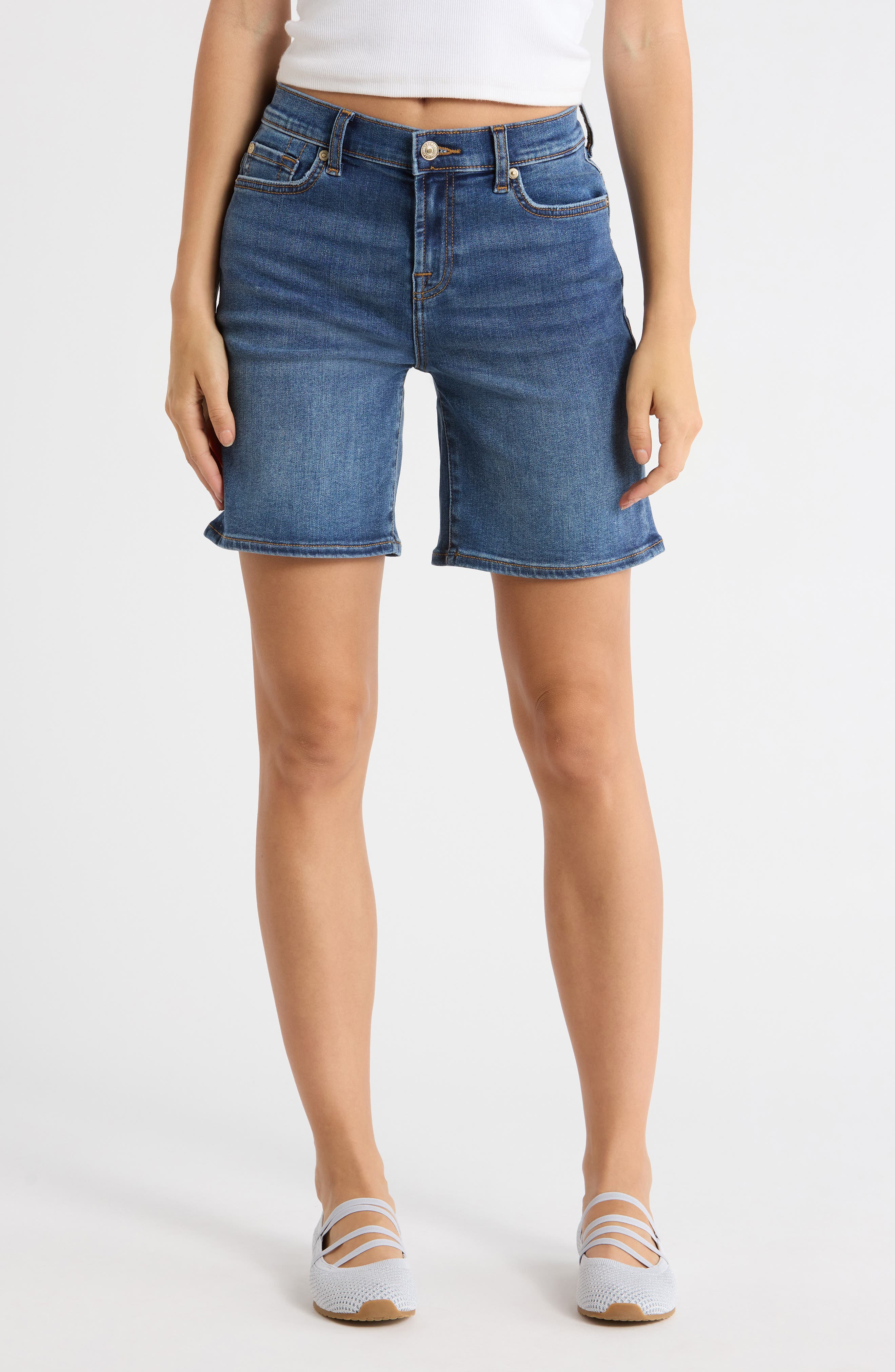 7 For All Mankind Boy Jean Shorts