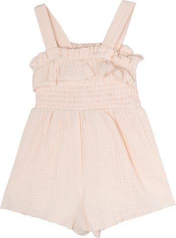 Cherry Embroidered Romper