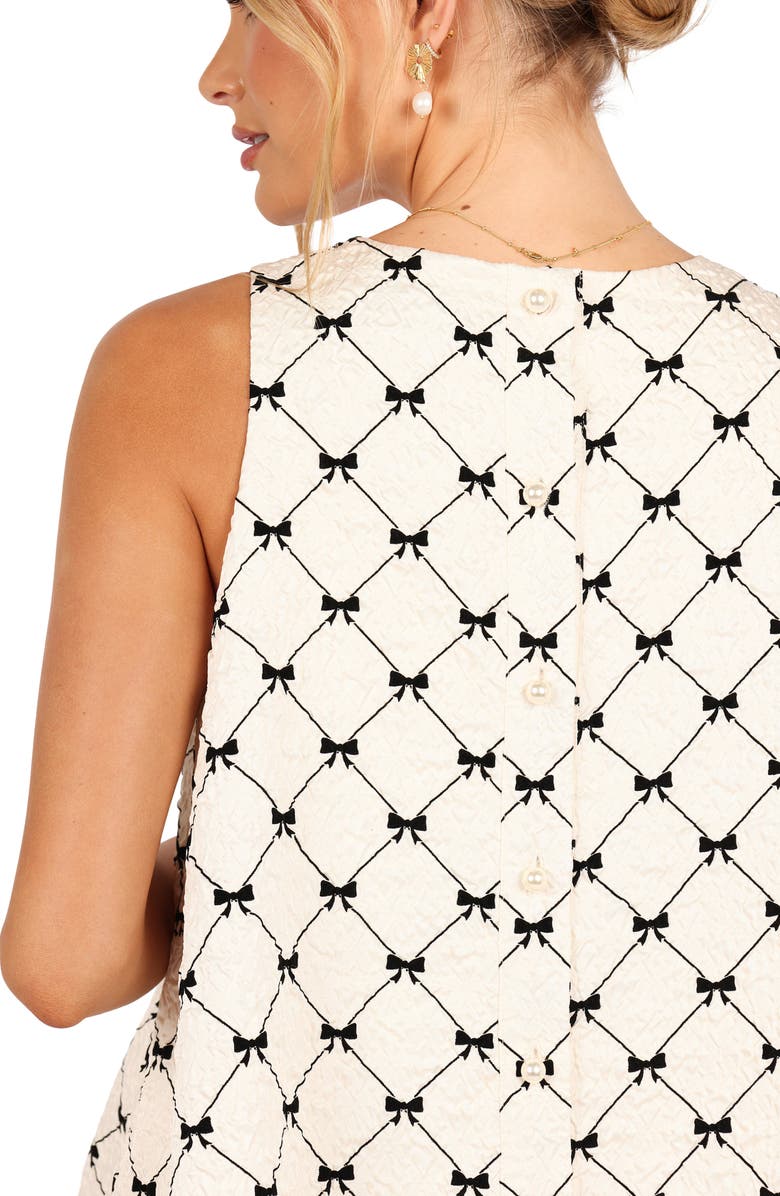 Petal & Pup Florence Sleeveless Trapeze Minidress, Alternate, color, 