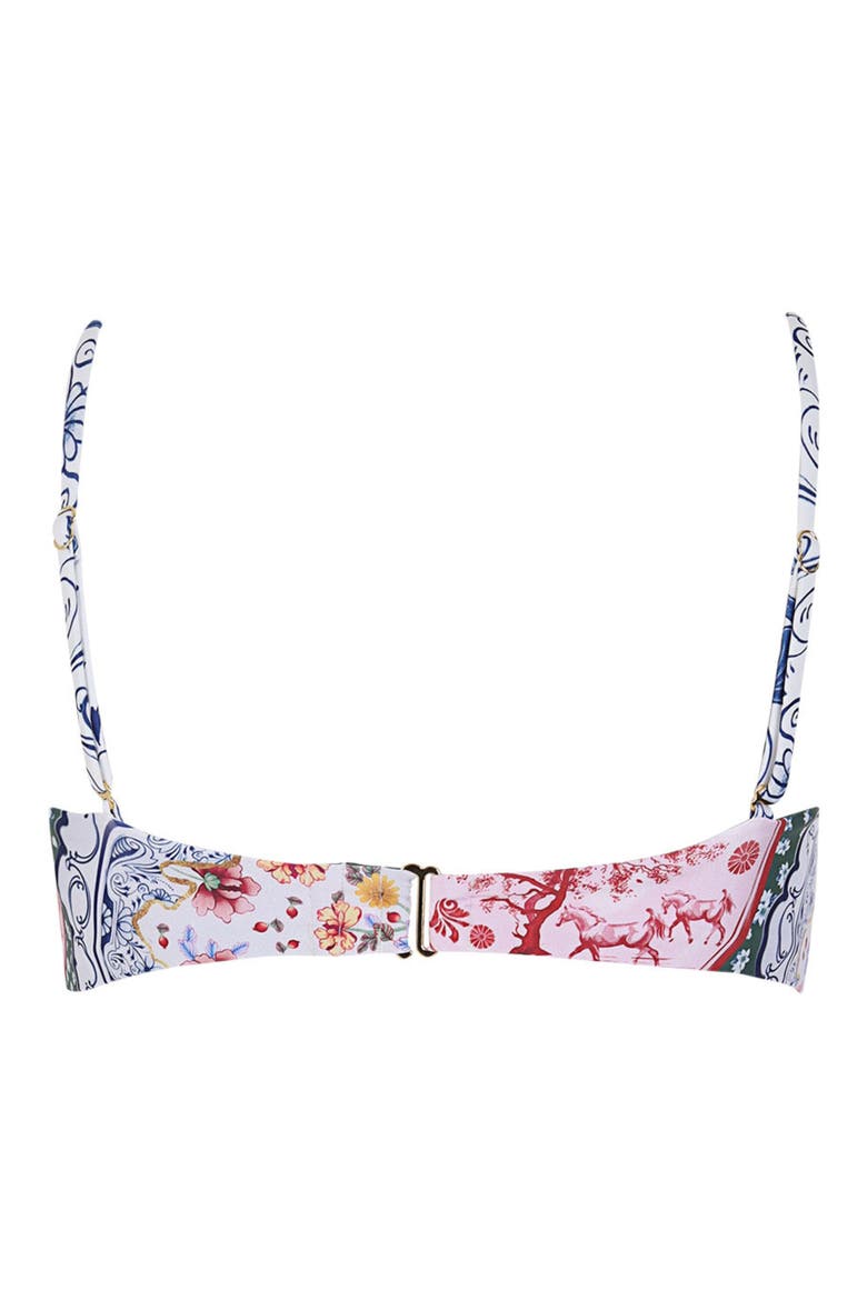 Stacy Celinna Bandeau Swim Top, Alternate, color, MULTICOLOR