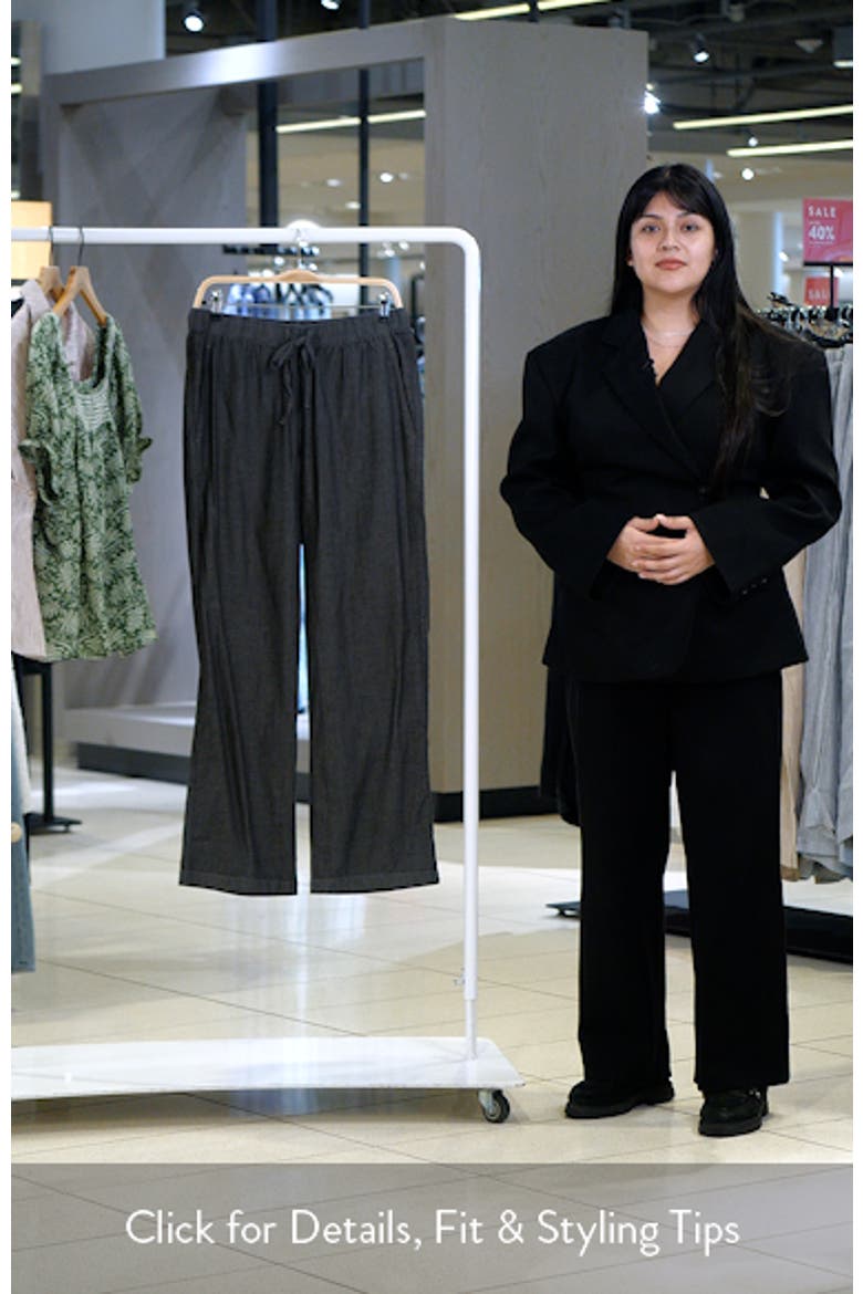 Organic Cotton Twill Straight Leg Drawstring Pants video