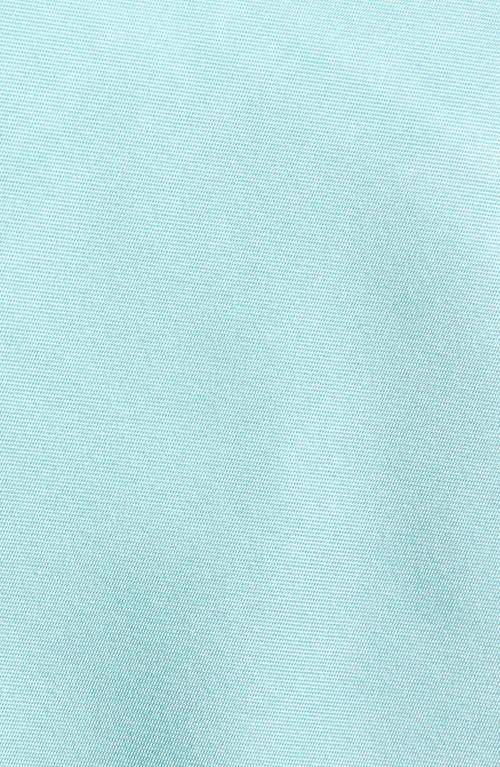 Clifton Wilson Solid Aqua Silk Tie