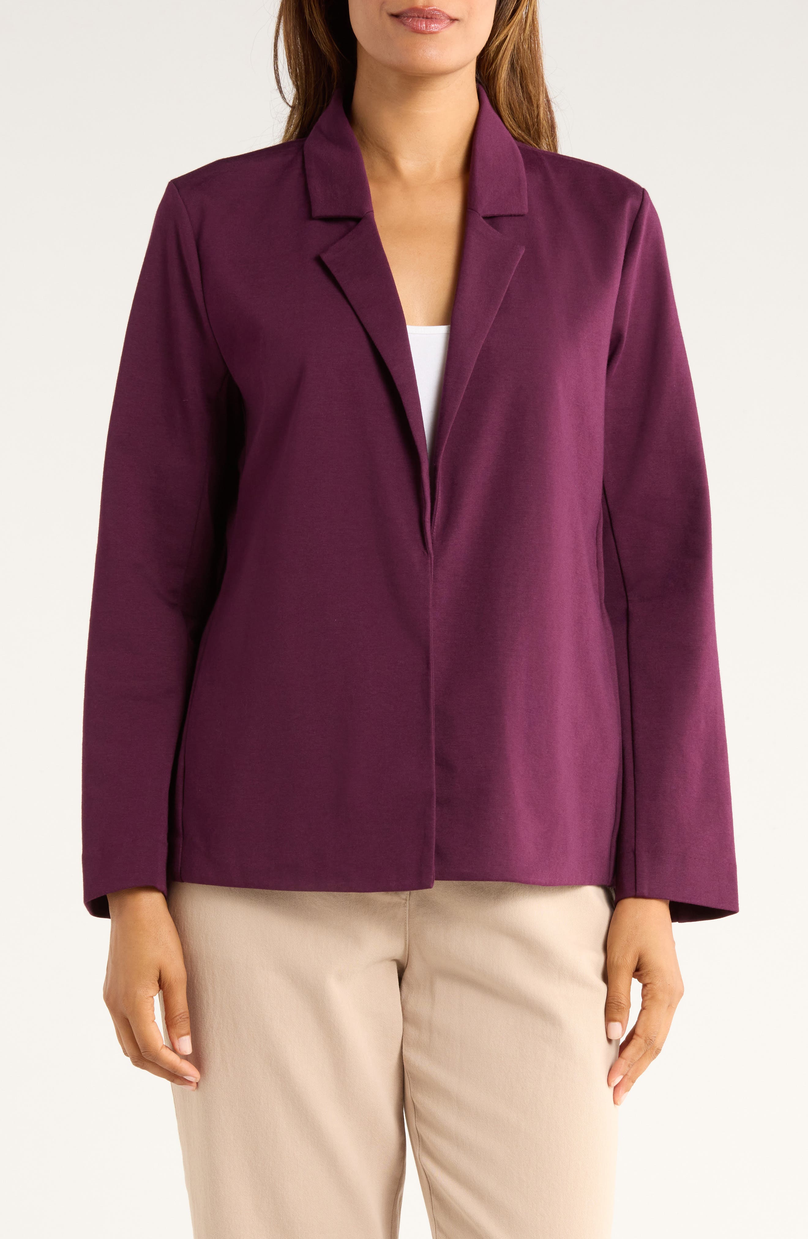Eileen Fisher Open Front Blazer