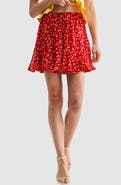 All in Favor <p>Flowy Print Pull-On Miniskirt</p>
