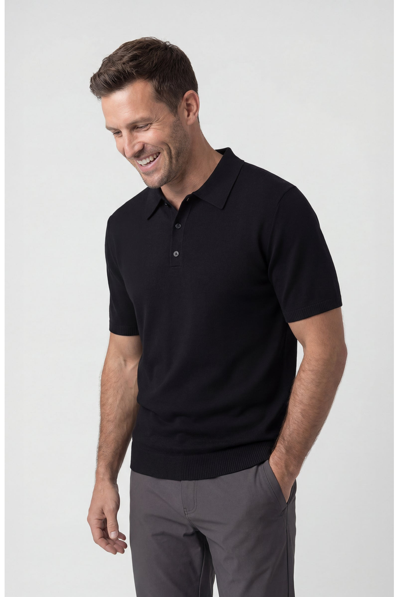 Legacy Resort Polo, Main, color, True Black