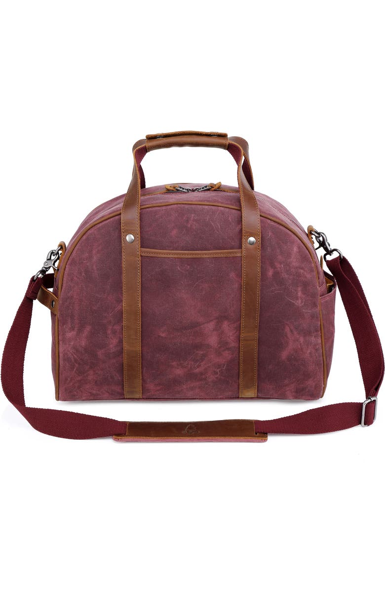 THE SAME DIRECTION Stone Creek Waxed Canvas Weekend Bag, Alternate, color,