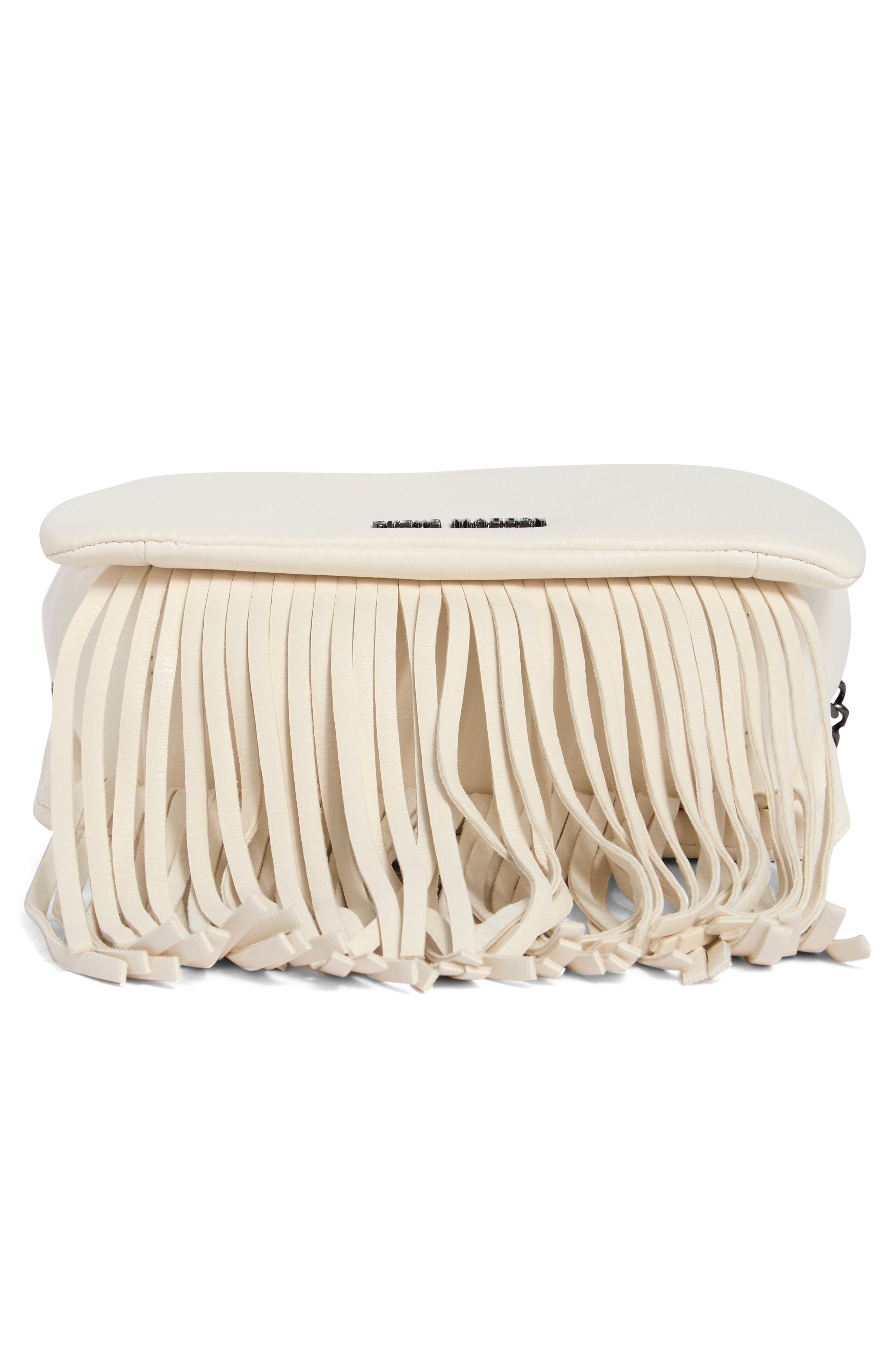 Zarina Fringe Crossbody Bag, Alternate, color, IVORY