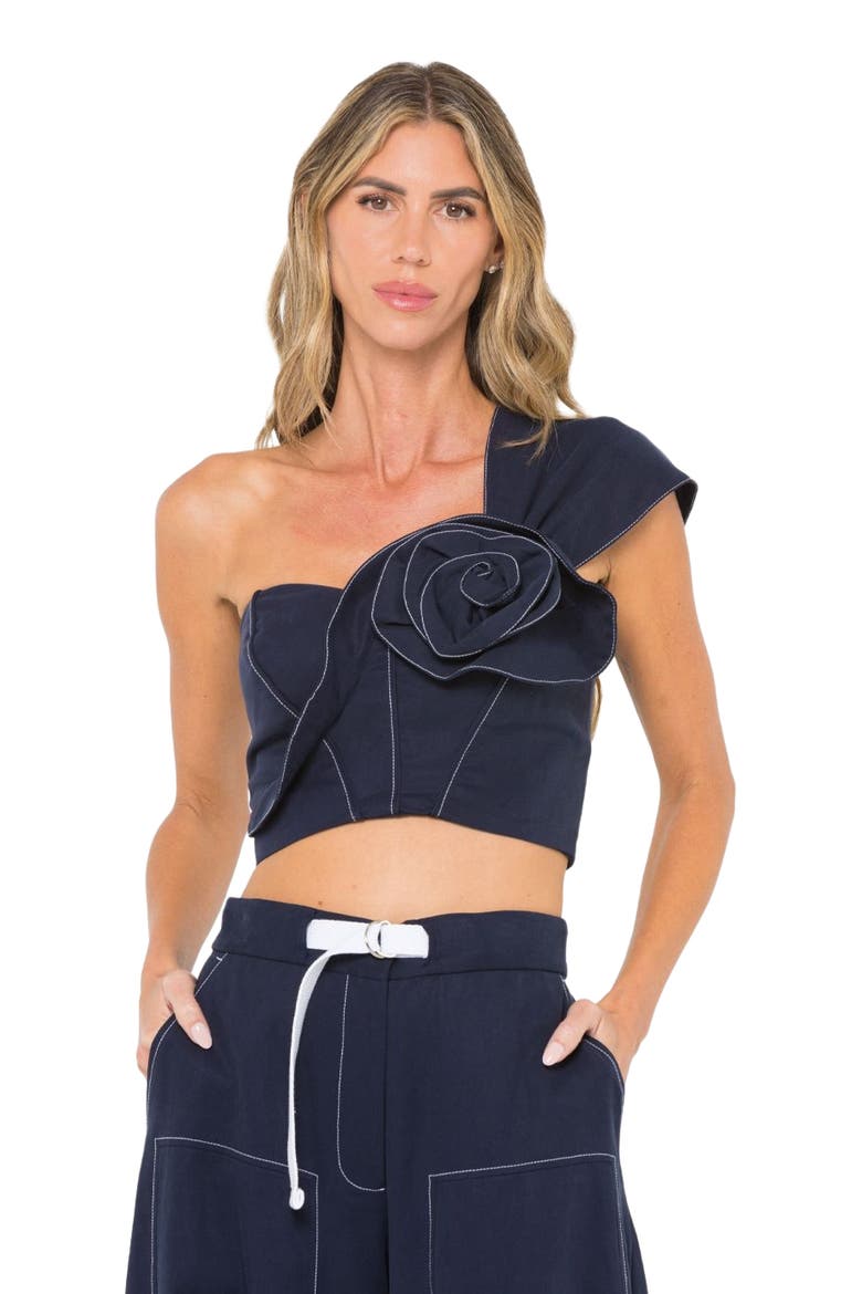 Blaire Top, Main, color, Navy