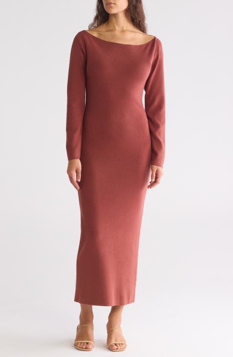 Allegan Long Sleeve Sweater Dress