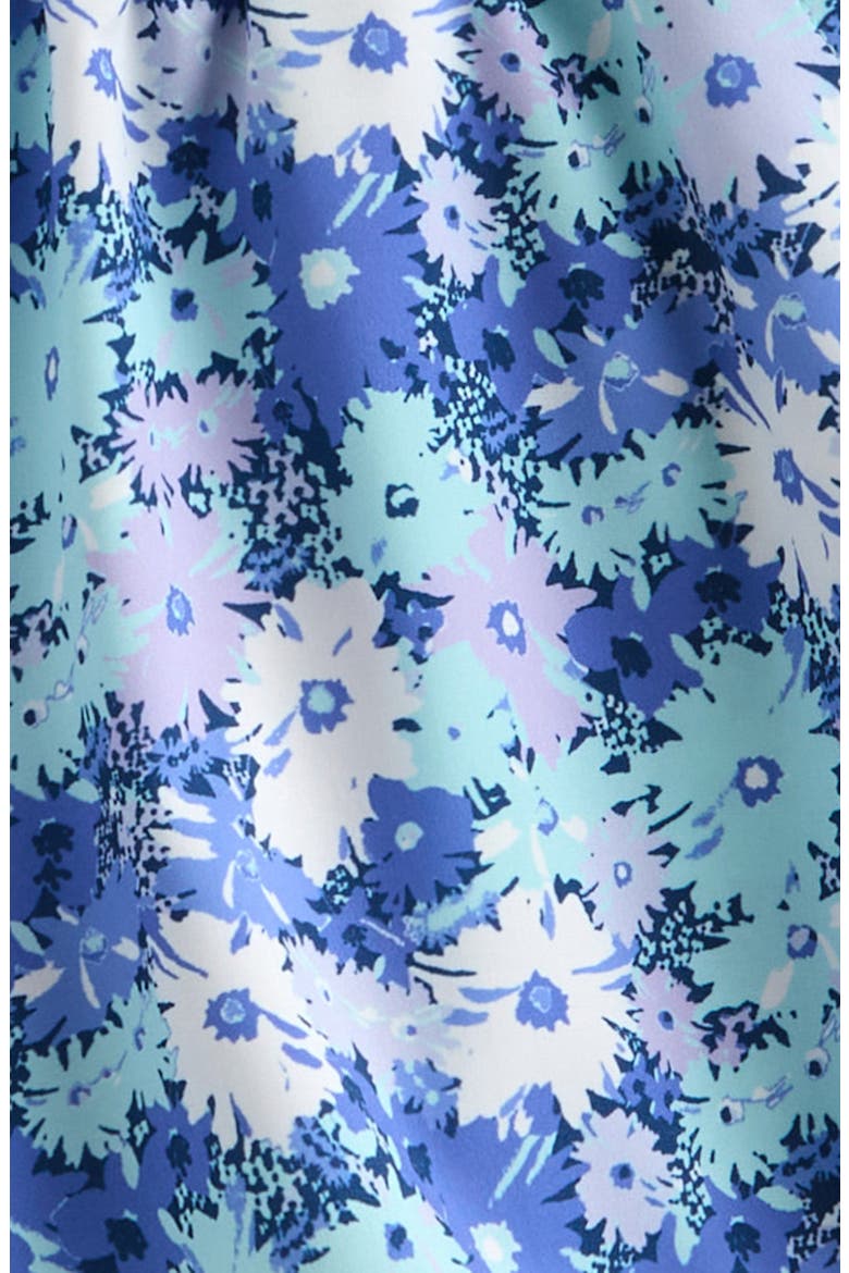 Kids' Out Pace Shorts, Alternate, color, BLUE PERSIA FLOWER BURST PRINT