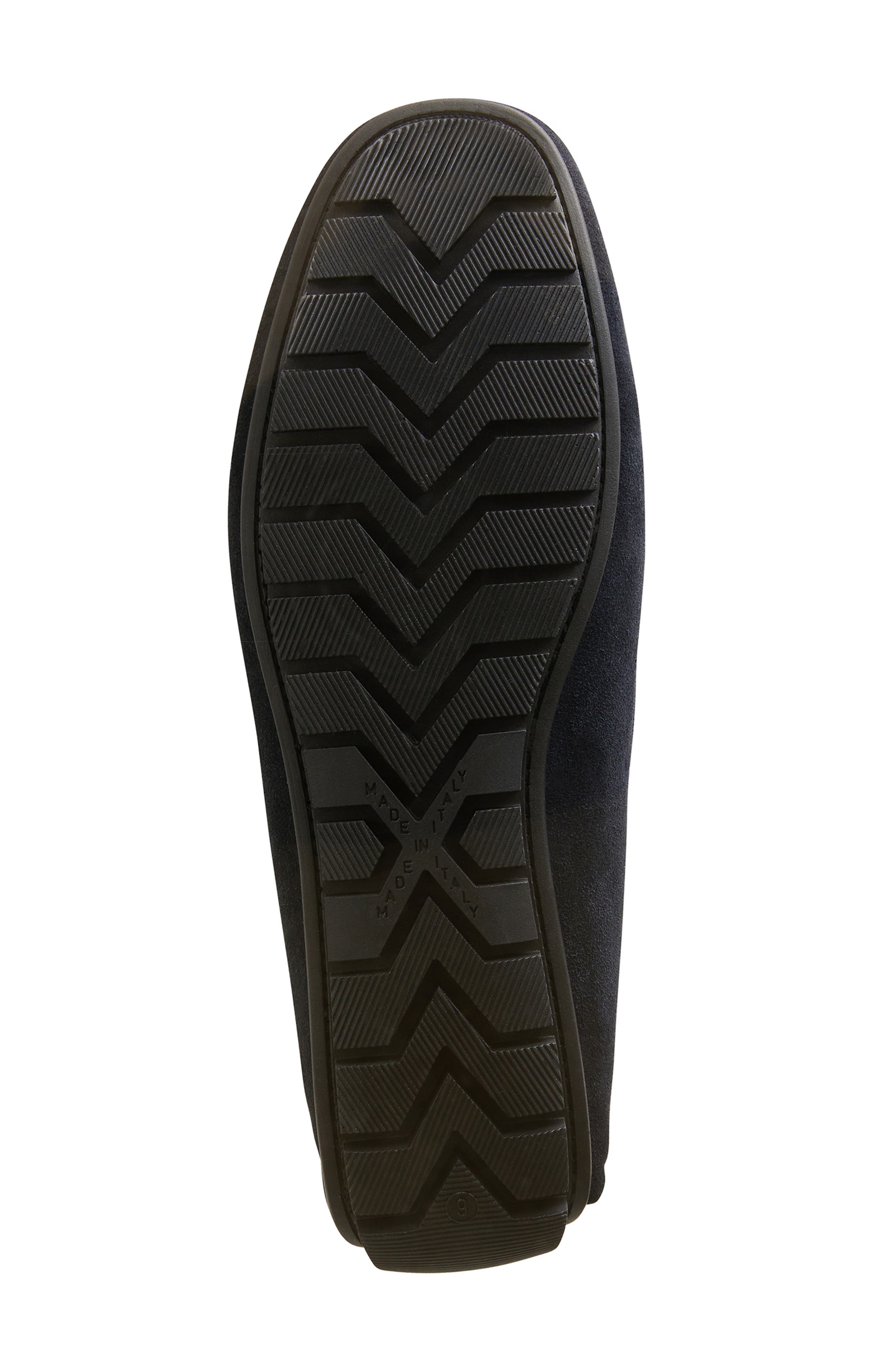 Bruno Magli Xane Driving Penny Loafer, Alternate, color, Navy Suede