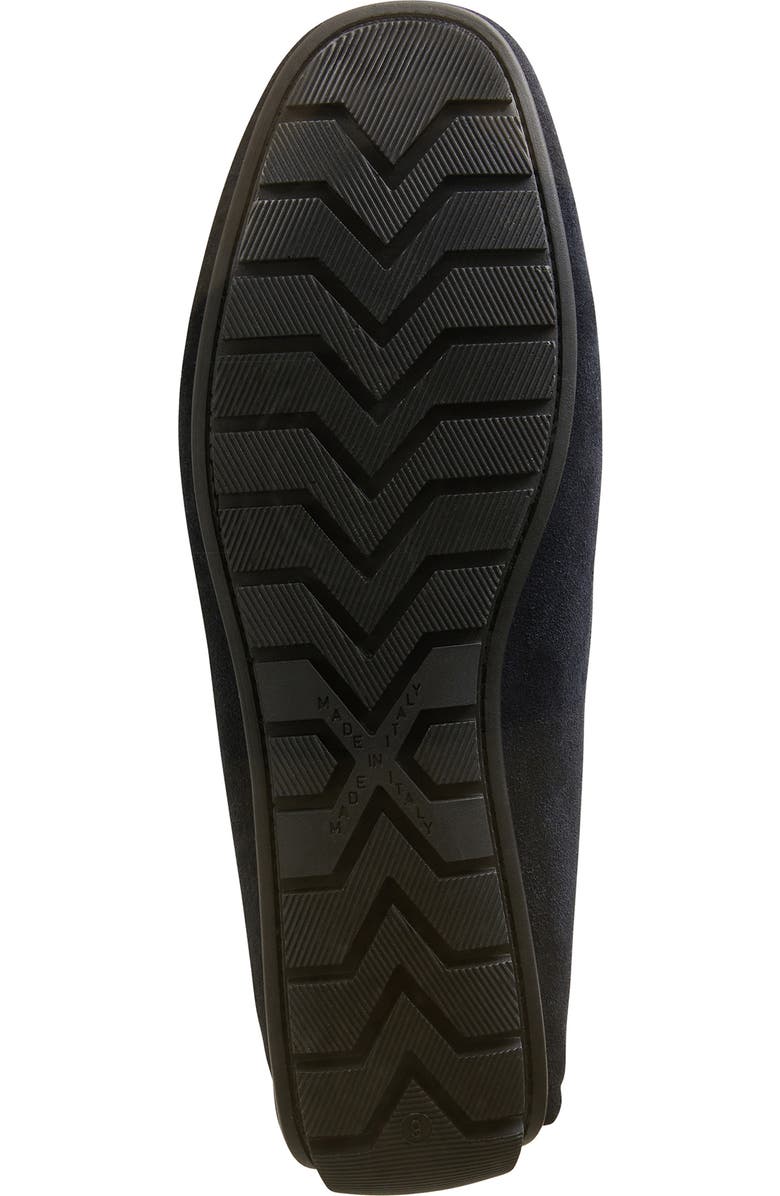 Bruno Magli Xane Driving Penny Loafer, Alternate, color, Navy Suede