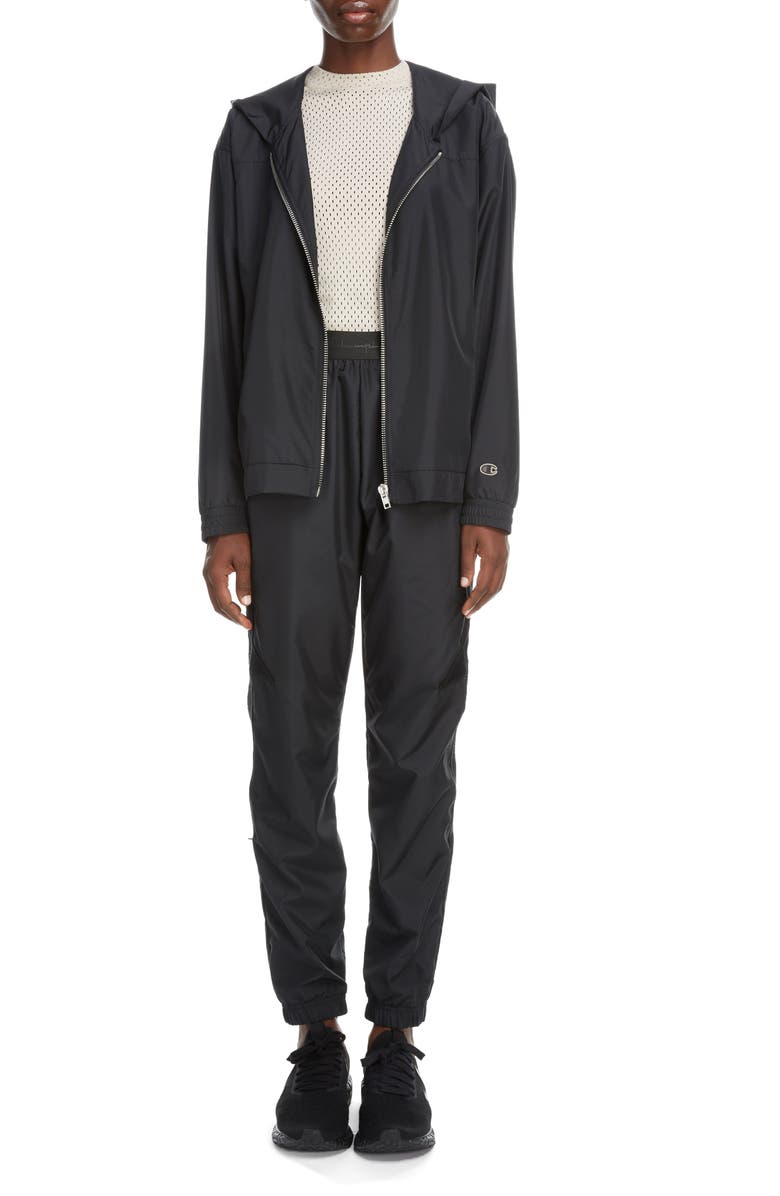 Rick Owens x Champion Pentagram Embroidered Mesh T-Shirt, Alternate, color, 