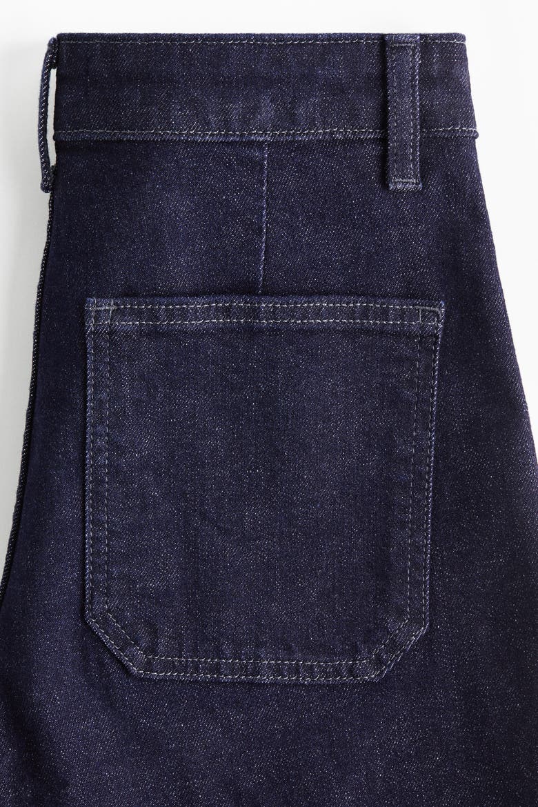 Wide High Jeans, Alternate, color, Dark denim blue