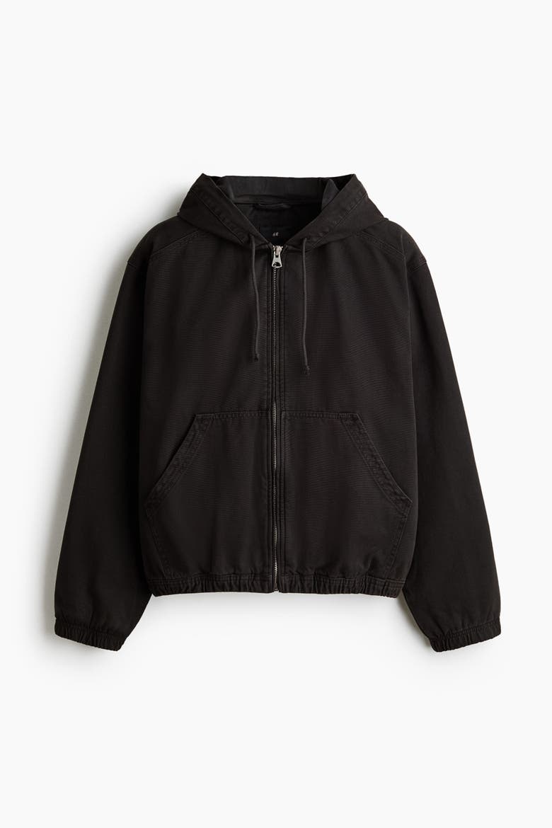 Hooded Workwear Jacket, Alternate, color, Dark gray