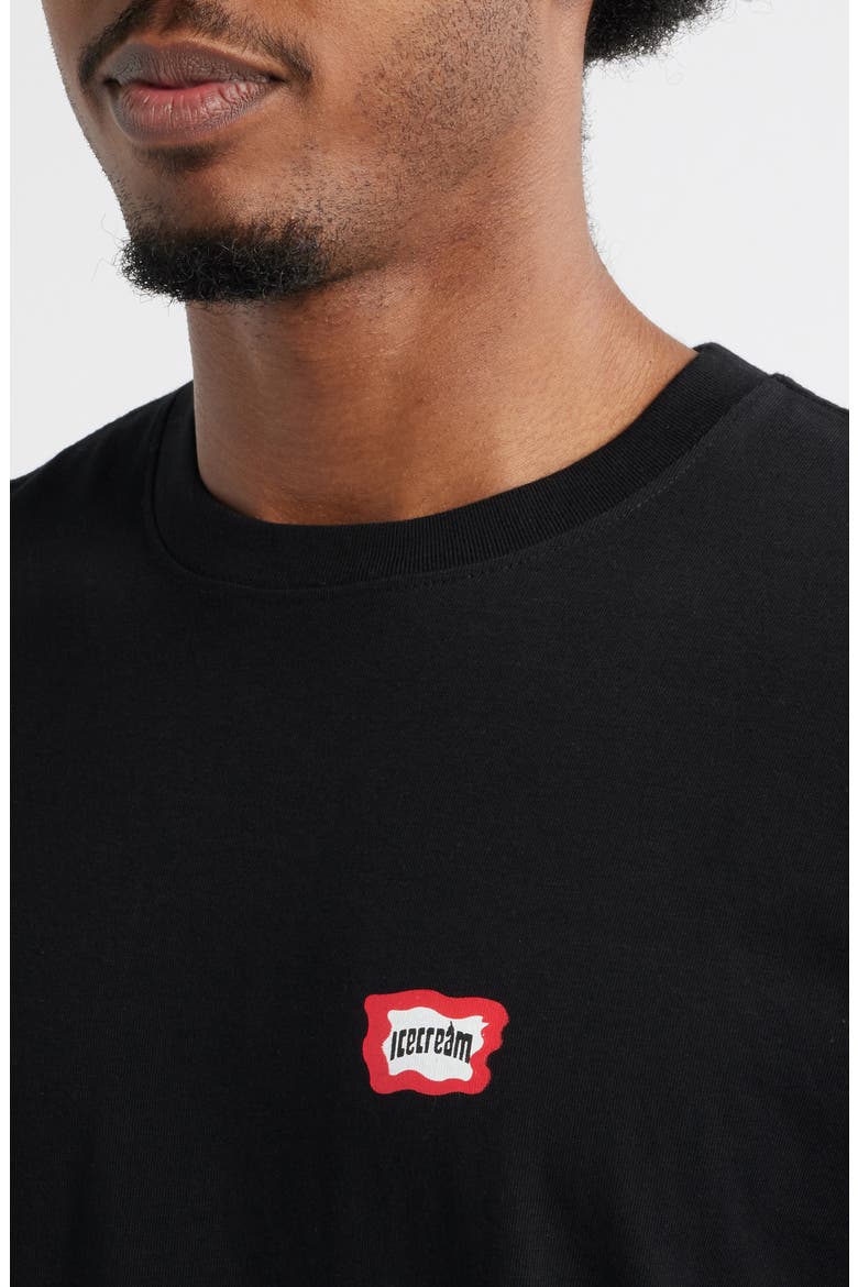 Diner Foods Graphic T-Shirt, Alternate, color, BLACK
