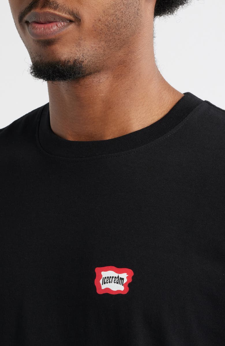 ICECREAM Diner Foods Graphic T-Shirt, Alternate, color, Black